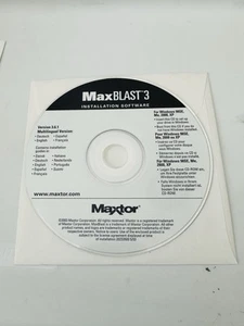 Max Blast 3 Installation Software CD ROM Disc Version 3.6.1 Vintage 2003 - Picture 1 of 1
