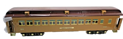 Lionel Corporation Two-Tone Brown Tinplate Std. Gauge Show Room Coach New York - Image 1 of 4
