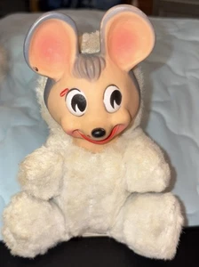 Rushton Knickerbocker Mouse Rubber Face 5” Rare - Picture 1 of 11