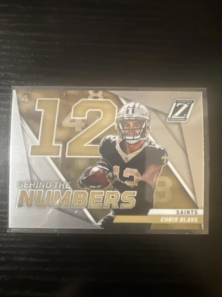 2022 Panini Zenith Behind The Numbers Chris Olave RC Rookie - Image 1 of 1