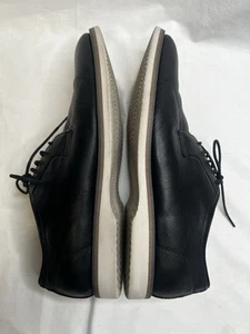 Zapatos de vestir Moretti Gold Label para hombre negros Lázaro con cordones talla 11D cuero superior - Imagen 1 de 18