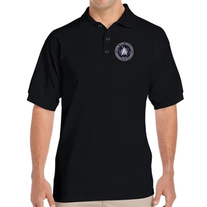 Space Force Embroidered Patch Polo - Picture 1 of 1