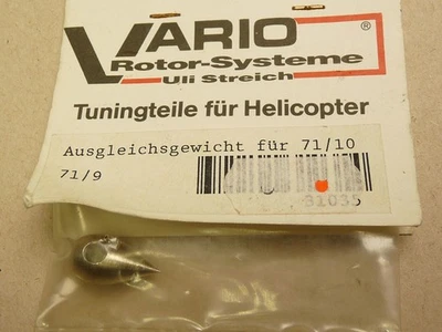 Ersatzteil Ausgleichsgewicht Vario Sky Fox Hubschrauber Heli Verbrenner Elektro - Bild 1 von 3