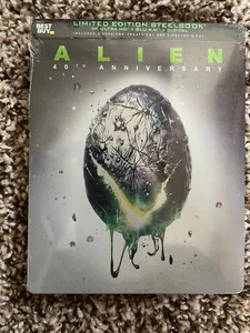 ALIEN (1979) 40th Anniversary 4K Ultra HD + Blu-ray + Digital STEELBOOK SEALED - Foto 1 di 4