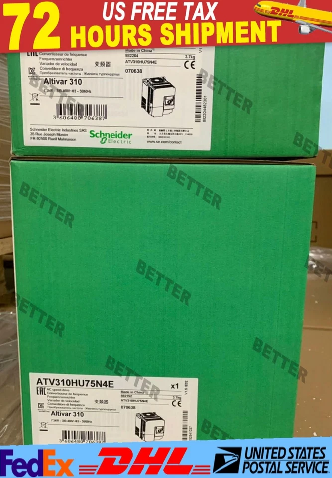 SND ATV310HU75N4E frequency converter Three phase 380V US Free TAX - Image 1 of 1