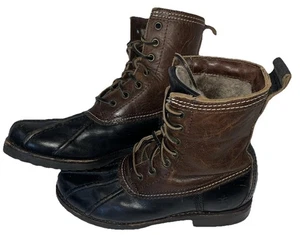 FRYE Veronica Ente braune Damenstiefel Leder/Lammfell Größe 6 - Bild 1 von 8