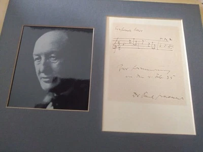 KOMPONIST - Dr.Paul Graener AMQ als Erinnerung an den 4. Febr. 35 - Bild 1 von 3