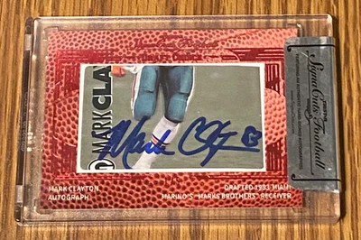 Mark Clayton / Mark Duper 2014 Tristar Signa Cuts AUTO #1/5 - Miami Dolphins - Image 1 of 4