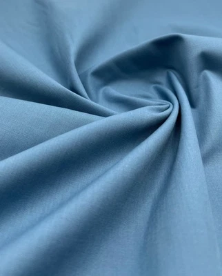 Airforce Blue Plain Polycotton 105 GSM 80/20 44 Inch Non Stretch