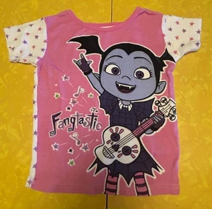 Vampirina Fangtastic Girls Pink Top SIze 6 - Picture 1 of 6