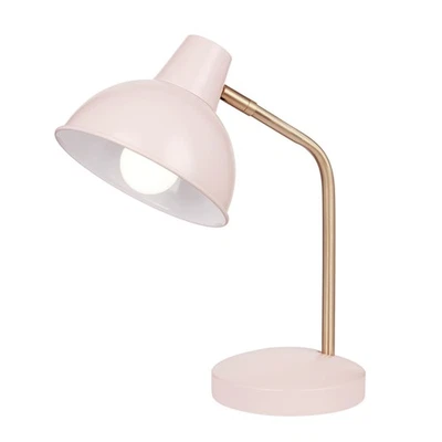 Lámpara de escritorio Globe Electric 67339 Novogratz 16" de alto arco - rosa mate / oro mate Foto 1 de 4