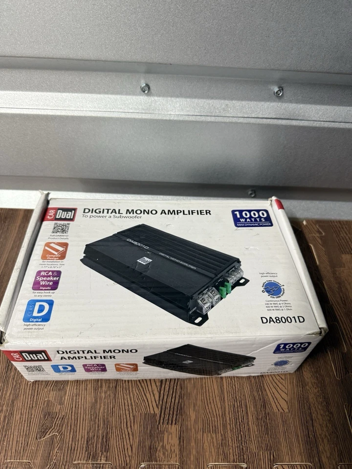 Dual DA8001D Digital Mono Amplifier 1000-Watt Max  - Image 1 of 4