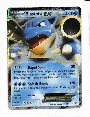 Blastoise EX 29/146 XY Base Set Ultra Rare Pokemon Card TCG - Image 1 of 2