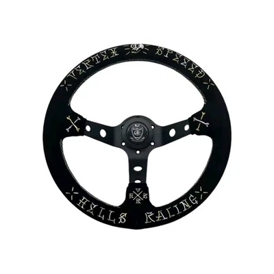 330mm Deep Dish Steering Wheel - Fit 6 hole Hub Like Vertex Nardi NRG Grip - Image 1 of 3