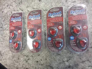 4X Refresh AGED CEDAR Scent Auto Car Truck Odor Eliminator Oil Diffuser - Picture 1 of 4