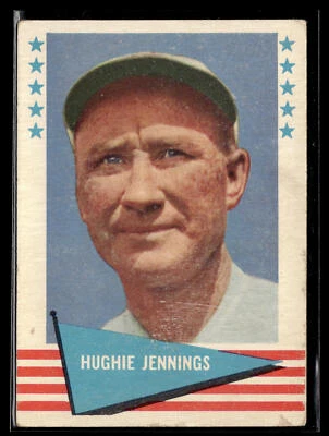 1961 Fleer Baseball Greats Hughie Jennings #47 Detroit Tigers - Image 1 of 2