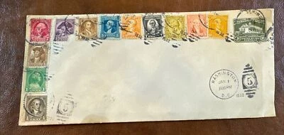 US FDC Jan 1, 1932 Washington DC George Washington Bicentennial 1st Day12 Stamp - Image 1 of 4