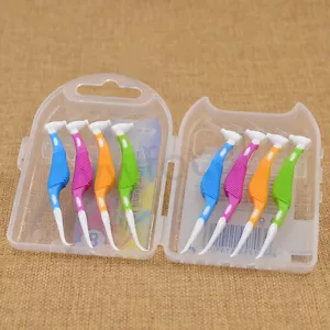8 piezas Cepillo Interdental Plástico Cuidado Oral Dental Elige Dientes Saludable 0,8 mm Nuevo - Imagen 1 de 6
