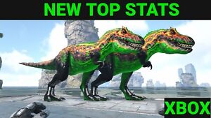 Ark Survival Evolved XBOX PVE New Top stats Monster X Rex 1613 Melee