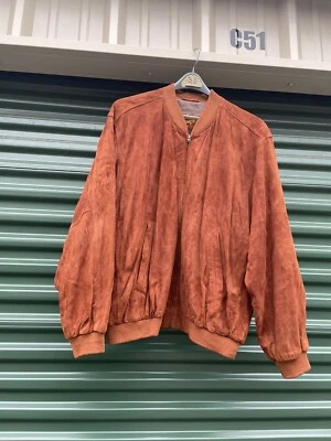 Peter Millar Tweed Peacock Large Suede Jacket - Image 1 of 4