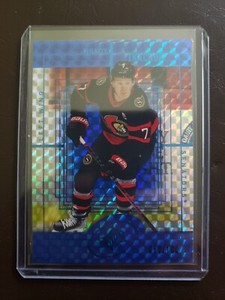 2021-22 Brady Tkachuk SPx Blue Radiance /100 Upper Deck Extended Series...