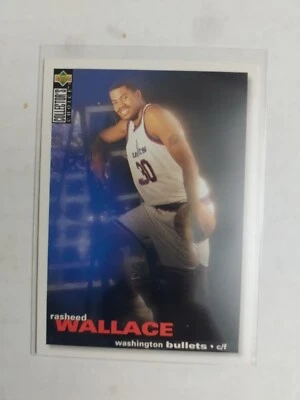 1995-96 Collector’s Choice Rasheed Wallace #239 Rookie  - Image 1 of 2