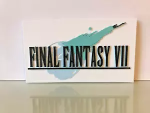 Final Fantasy 7 VII Logo Japanese Sci-Fi Fantasy Role Playing Video Games 1987 - Picture 1 of 1