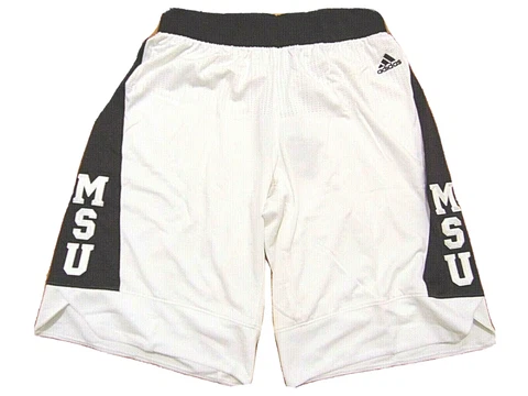 ADIDAS AUTHENTIC NCAA MISSISSIPPI STATE BULLDOGS BASKETBALL GAME SHORTS L+4" Cover