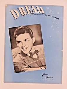 Dream by Johnny Mercer Frank Sinatra Cover 1945 Sheet Music - Picture 1 of 4