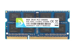 DUOMEIQI 8GB 2RX8 PC3-10600 Memory RAM SODIMM DDR3 1333Mhz Laptop Notebook - Picture 1 of 5
