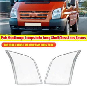 Scheinwerfer Lampenschirm Glas Linsenabdeckungen Für Ford Transit MK7 VM V348 - Bild 1 von 16