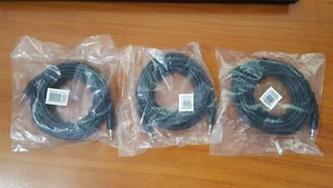 LOT 3x Goobay AVK 119-500 Q 5.0m audio cable 5 m 3.5mm Black - Afbeelding 1 van 2