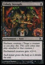 Unholy Strength-MTG card-Tenth Edition - 10e-Language: Ita-EX
