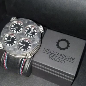 MECCANICHE VELOCI Quattrovalvole 105F Carbon Black Limited Edition Men's Watch - Picture 1 of 8