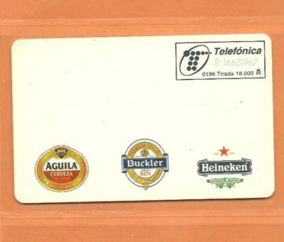 Spanien Spain 100 pta 01.96 Heineken Buckler Aguila (Bier) NEU ** MINT - Bild 1 von 2