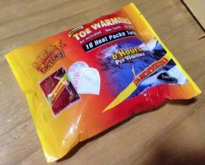 Neu Heat Factory selbstklebende Zehenwärmer 8 Sets/16 Wärmepackungen ungiftig 6 Stunden Hände - Bild 1 von 2