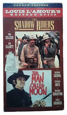 Louis L'Amour's Western Epics VHS Double Feature Shadow Riders - Man Called Moon - Image 1 of 4