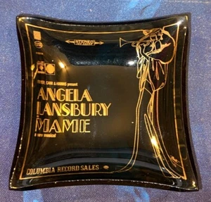 Antique 2.5' Broadway Angela Lansbury Mame Ashtray Musical Columbia Records - Picture 1 of 7