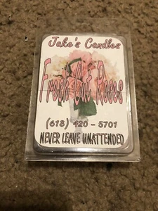 Jakes Candles Fresh Cut Roses 2 Packs Wickless Wax Scented Floral - Picture 1 of 2