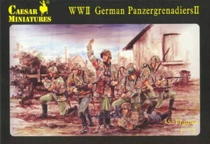 CAESAR MINIATURES 1/72 - H053 World War II German Panzergrenadiers II - Picture 1 of 1