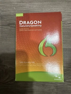 Nuance Dragon NaturallySpeaking 12.0 Home K409A-G1B-12.0 - New & Sealed - Image 1 of 4