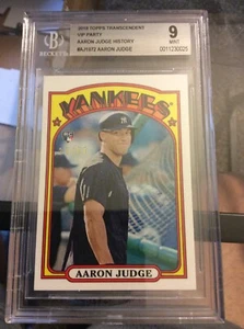 2018 Topps Transzendent VIP Party Aaron Richter Geschichte BGS bewertet 9 - Bild 1 von 4