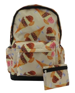 Eis Rucksack Tasche Eisbecher Kinder Kinder Skurril Rucksack süß Kawaii Junge Mädchen - Bild 1 von 5