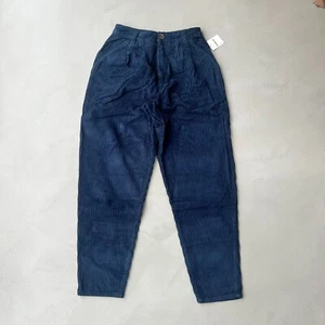 Pantalón Free People Yardley con cordón de pierna cónica. Azul marino. US 0/UK 4. - Imagen 1 de 6