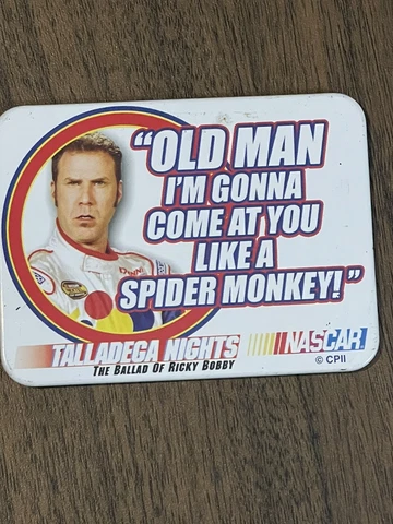 NASCAR Magnet Ricky Bobby Come At You Like A Spider Monkey Talladega Nights Cover