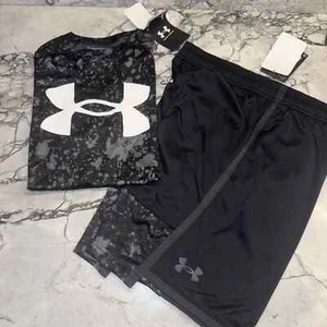 Under Armour Boys Youth Medium (10/12) Outfit Set Black - Picture 1 of 1