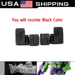 Black Arm Cover Plate Upgrade for Generations Selects Voyager G2 Siege Megatr.. - Picture 1 of 4
