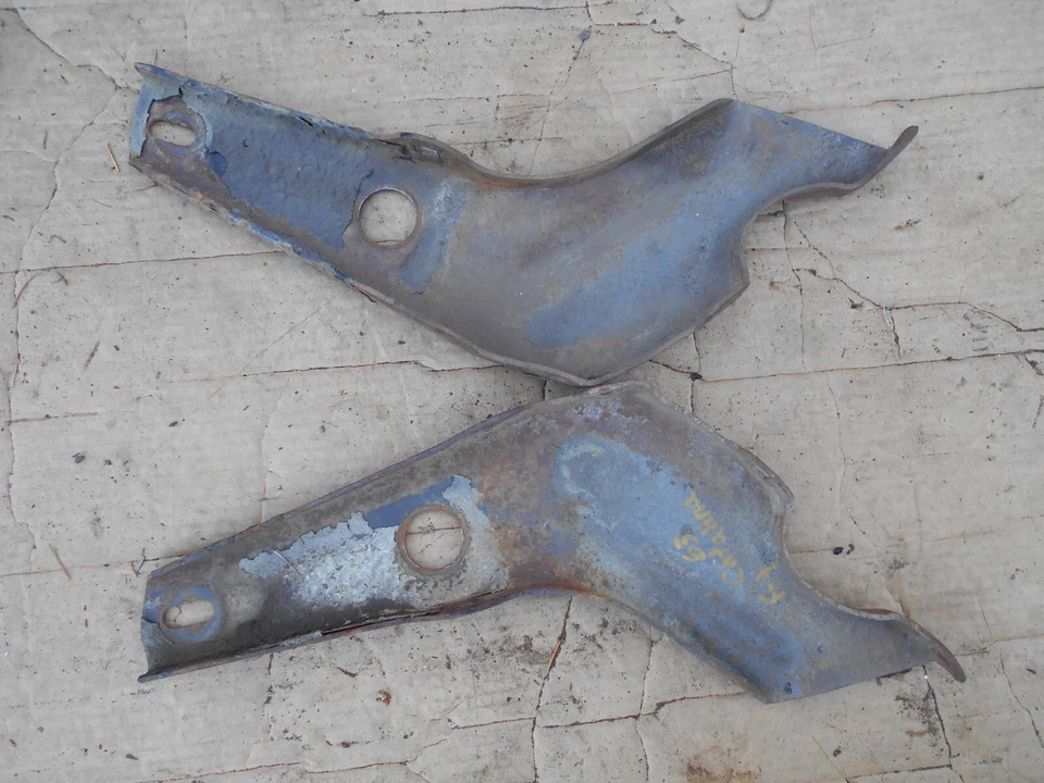 1963 63 PONTIAC FRONT BUMPER BRACKETS 1964 64 ?  BONNEVILLE CATALINA GRAND PRIX - Imagem 1 de 4