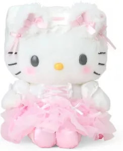 Hello Kitty Sanrio Plush Doll Stuffed Toy White Cat Ballerina 21cm Anime 2025 - Picture 1 of 4