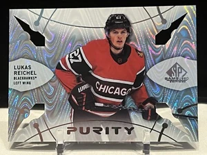 2022-23 SP Game Used Lukas Reichel Purity Die-Cut #P-96 - Picture 1 of 2